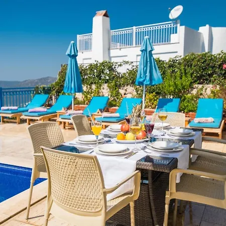 Vila With Children's Pool And Sea View For 6 People In Antalya, - Awz 135 *