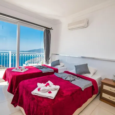 Vila With Children's Pool And Sea View For 6 People In Antalya, - Awz 135 *